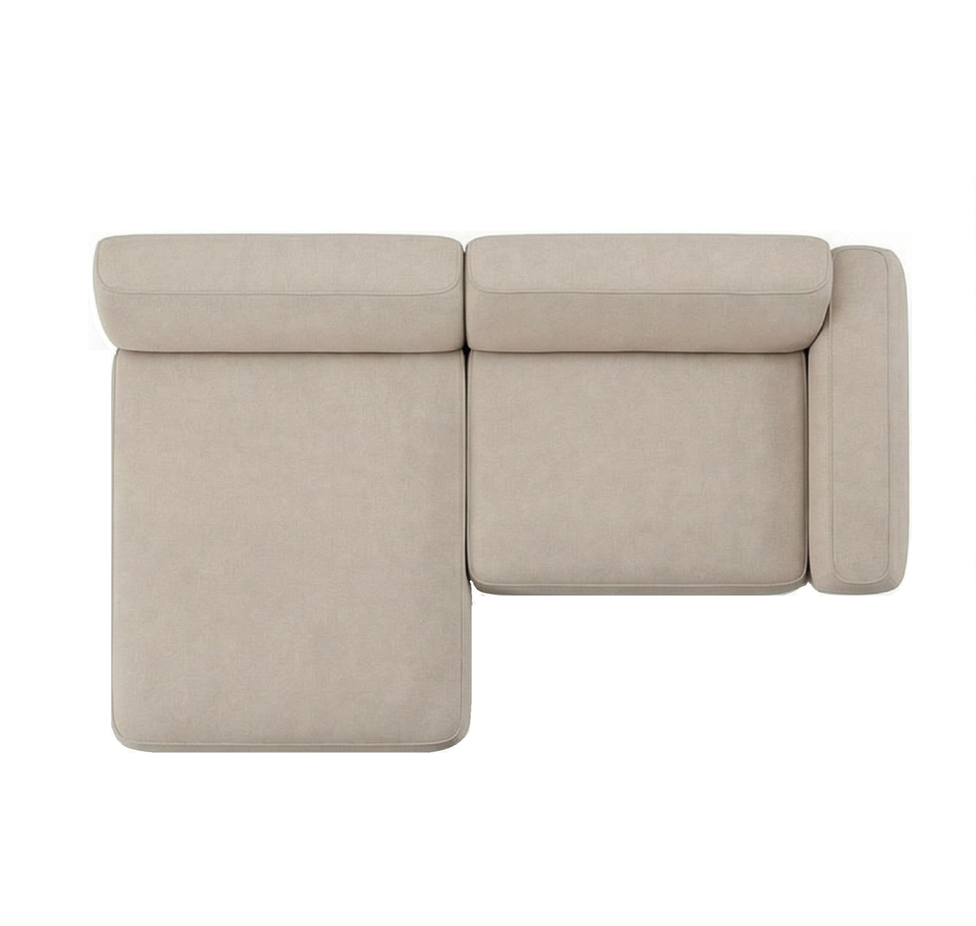 MEBELIONER Диван DUO модули VCG размер 205х125х72