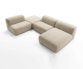 Модульный диван MOSS CNCD бежевый